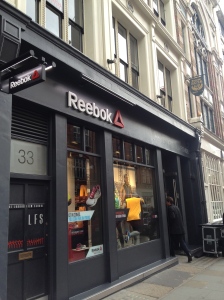 Reebok Store,  Covent Garden,  London.